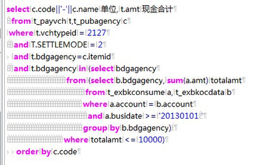 ��ͼ��plsql�ո���ʾ���룬����ƣ������ָ��