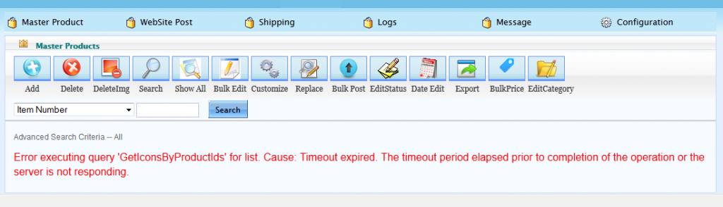 sql���ֳ�����This SQL offer threw the timeout exception��