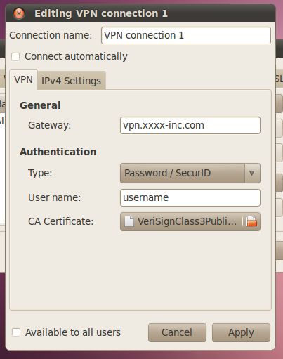 Ubuntu 10.04 ҵ Cisco VPN װʹ