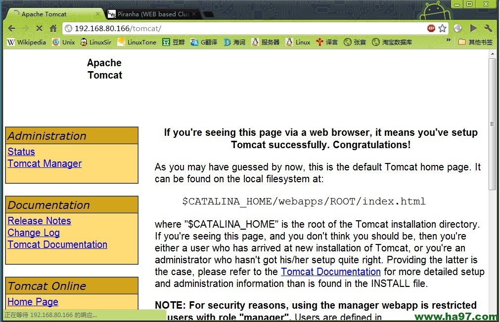 ����yum���ٰ�װApache+PHP+Tomcat(JSP)+MySQL