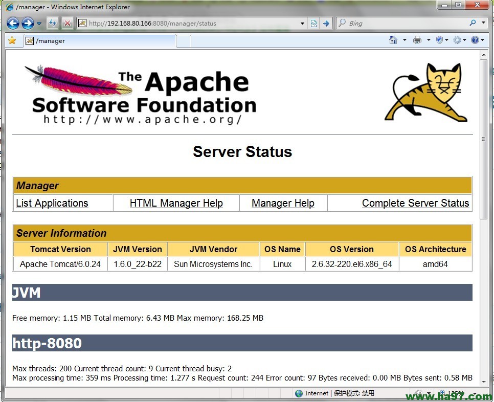����yum���ٰ�װApache+PHP+Tomcat(JSP)+MySQL