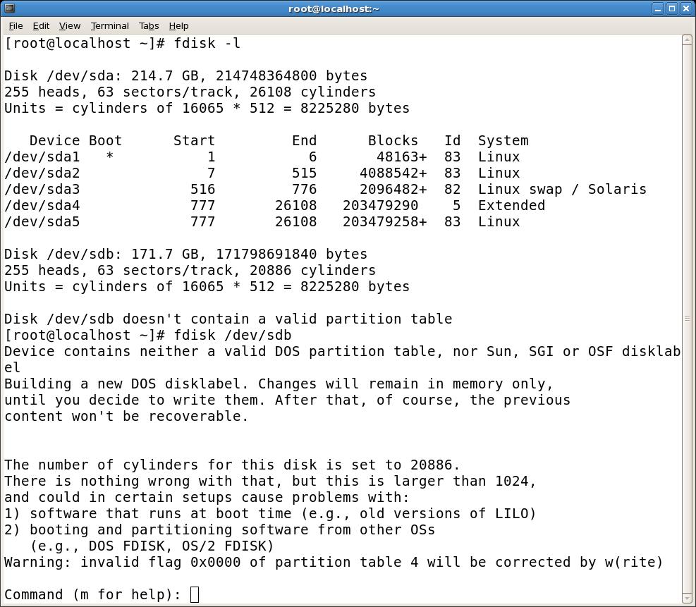 Linux�ϵ����ִ��̷������ߵ�ʹ��