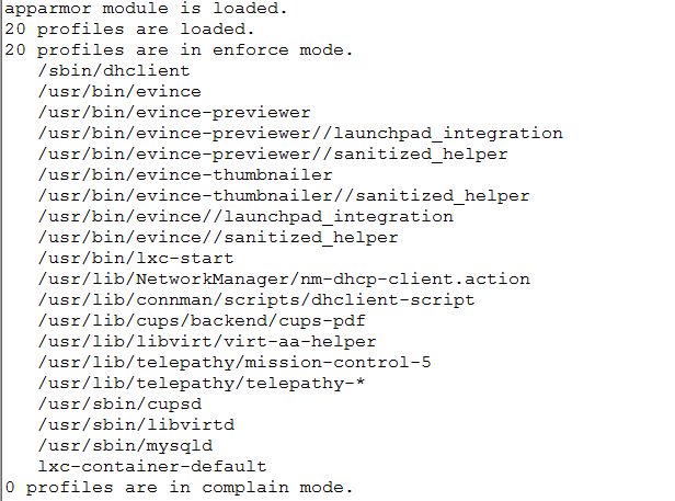 Linux Security Framework - Apparmor��������