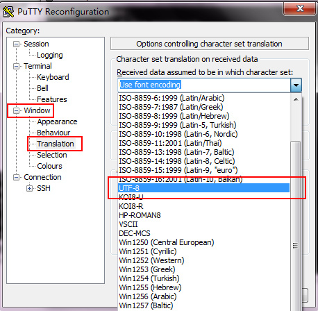 Ӧ�� Putty ����������е�Linux