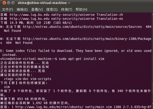 LinuxNote1.Linux�������װ��vim��װ��vimû�пɹ���װ�ĺ�ѡ���쳣��