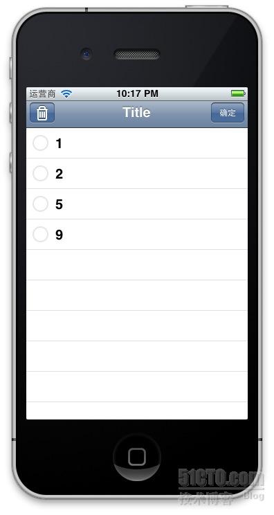 UITableView��ѡ�޳�,����mail�еĶ�ѡɾ��Ч��(ת)
