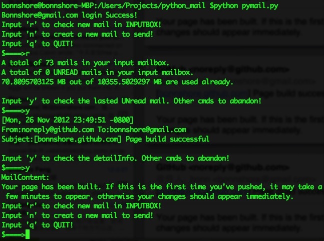 Ӧ��Python�ű����շ�Gmail, Say no to GFW