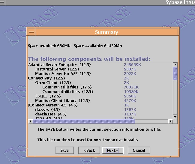 AIX����ͣ��װsybase