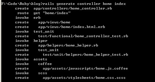 �����˽�Ruby On Rails-Getting Started with Rails