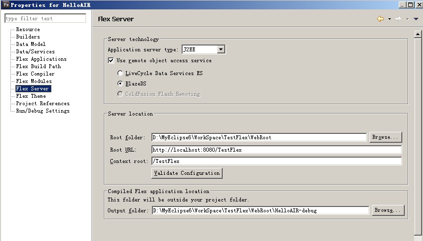 AIR �� Ӧ�� BlazeDS ��Ϣ����