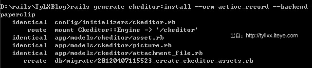 ��windowsϵͳ��Ruby or Rails������ȷ��װ������ckeditor�Ĳ���