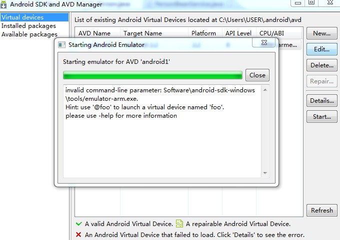 Android��AVD��������ģ�������й�����