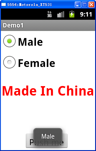 Android Ӧ�ÿ������� - ����ѡ��RadioGroup�� RadioButton��