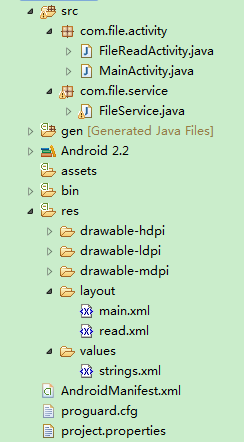 Android���ݴ��淽ʽ��һ���ļ�