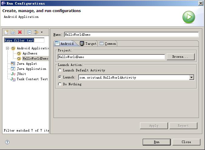 Androidѧϰ����(5)����Android����HelloWorldDemo