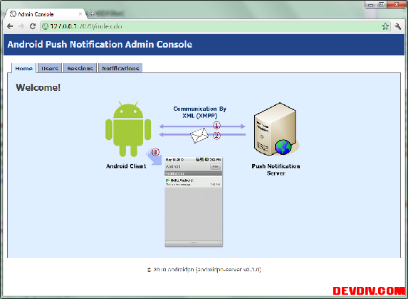 Android��Ϣ���͵�Androidpnʵ�ַ�ʽ����һ������androidpn����������ͻ��˵�Demo������