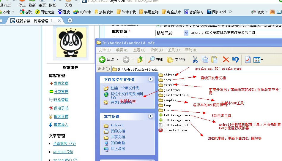 android SDK ��װĿ¼������⼰������