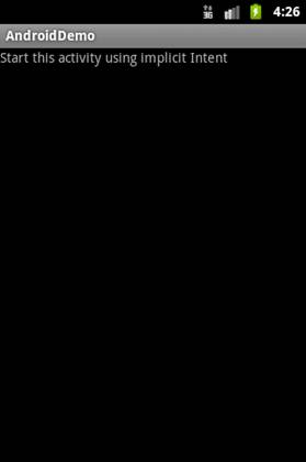 Intent ������ Android �����е�ʩ��