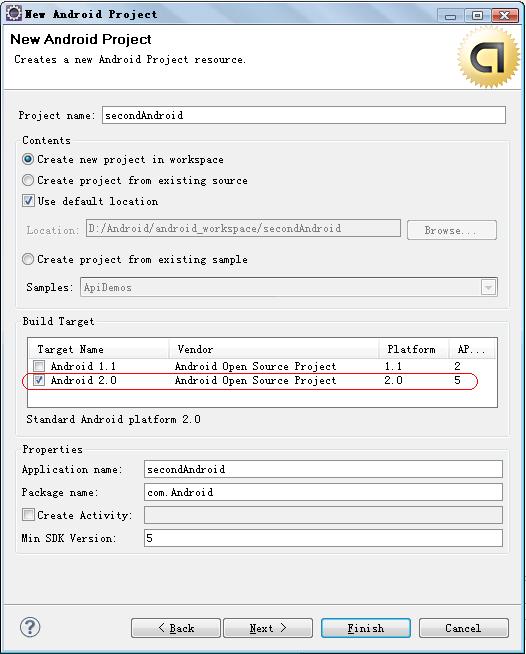 Android �����������- ��An SDK Target must be specified.�� �й�������