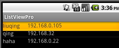 android ListView ��Ӧ��