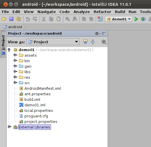 ��Ubuntu + Intellij IDEA ͣ�Android����