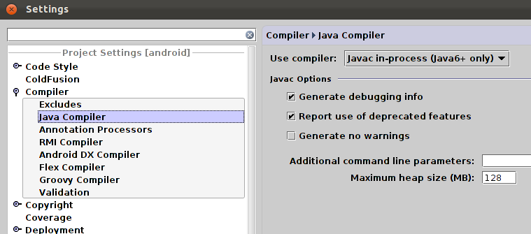 ��Ubuntu + Intellij IDEA ͣ�Android����
