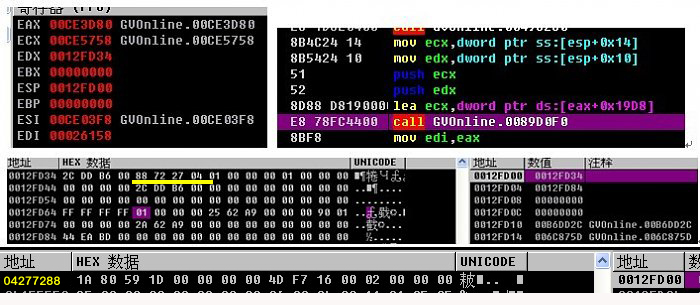 �漰����ջ��ַ����֪����ôд���call������һ�ϣ��ǳ���л