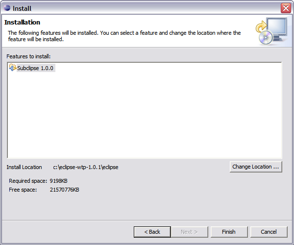 SVN-Subclipse Installation