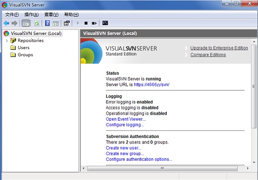 windows �䱸��װ����visualSVN ��װsvn�ͻ���