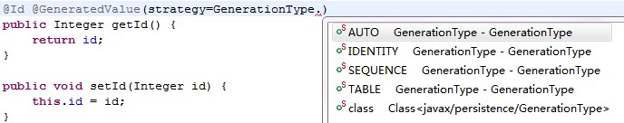 JPA-第一个简略实例与主键生成策略
