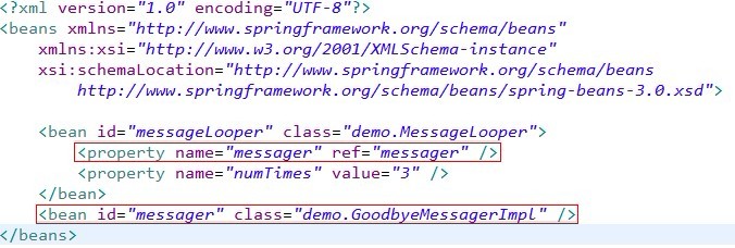 Springѧϰ���� ����Bean���Եĳ�ʼ�� - ʹ��inner bean�Լ�List, Map��Set�ĳ�ʼ��