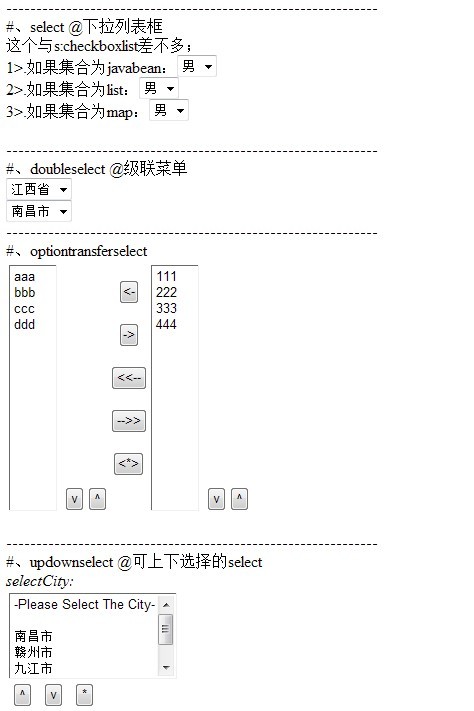 Struts 2.1 Tags ��
