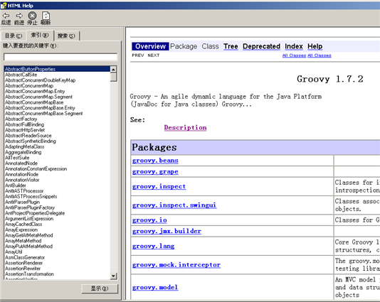 �����һ��groovy-1.7.2��API�ĵ�,CHM��ʽ,������������