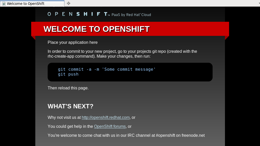 Openshift Express �ϳｨDrupal