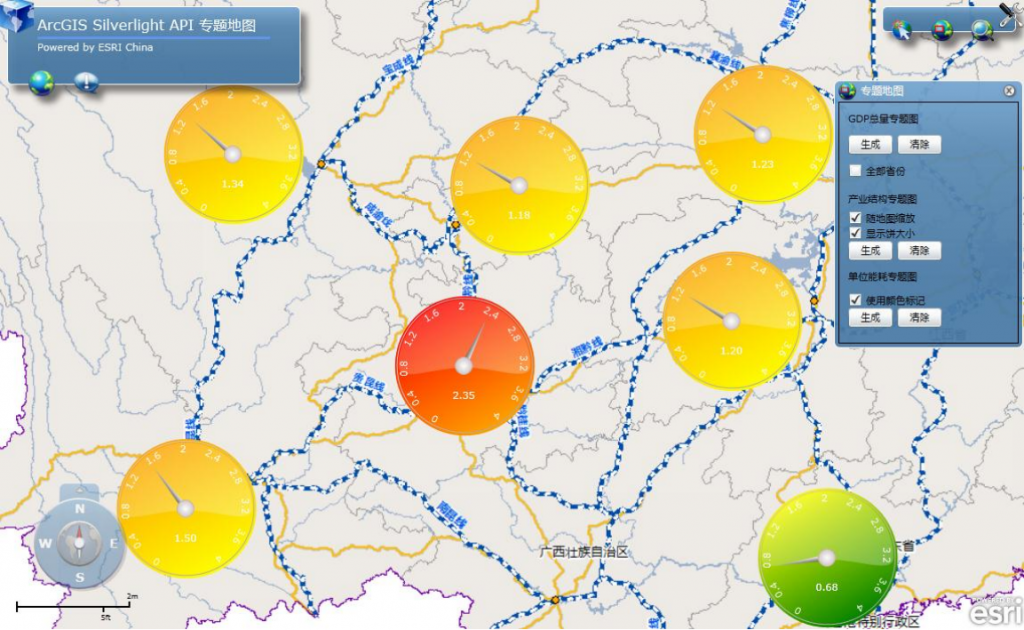 ArcGIS API for SilverlightӦ�ÿ���ϵ�У�һ���Զ���ר��ͼ